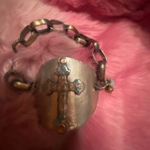 Cross boutique bracelet.